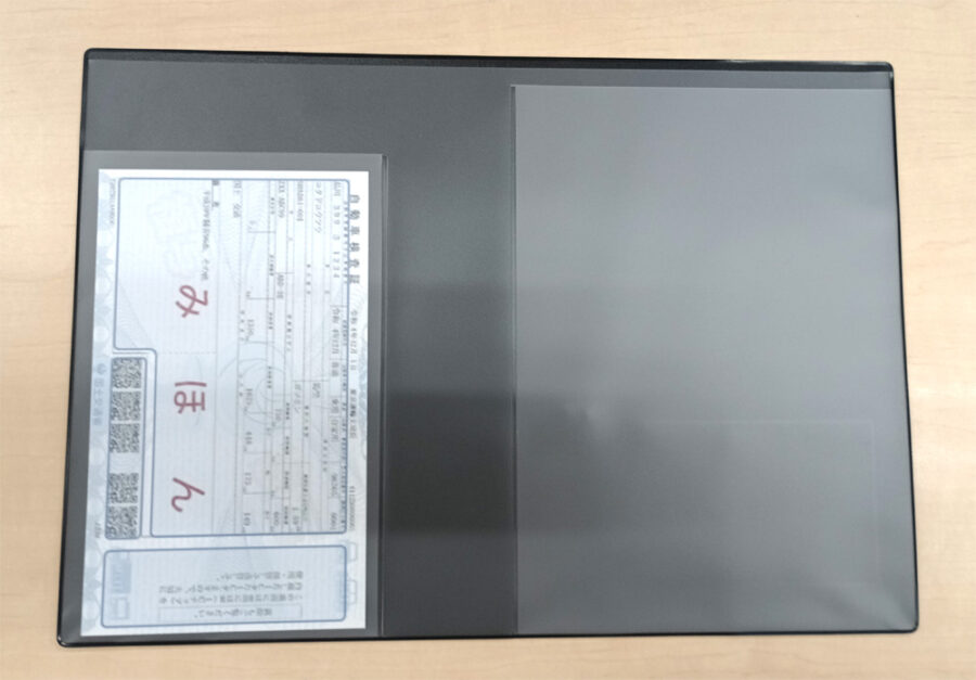 車検証ケース・片面シングルタイプ
